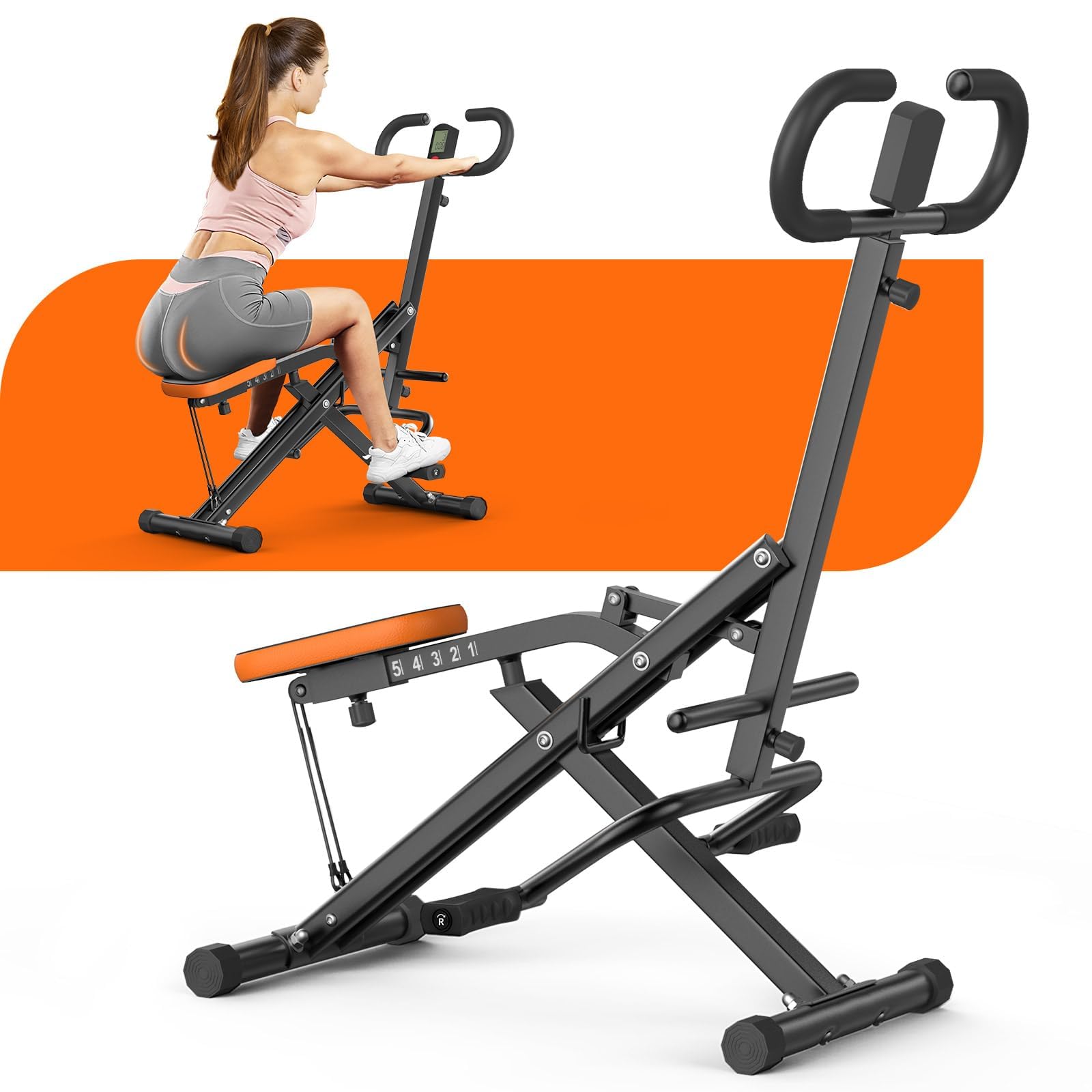 Dskeuzeew Heimtrainer Fitnessgeräte AB Booster Bauchtrainer Fitnessgeräte Trainingsgeräte für Bauch Arme Beine Rücken und Gesäß Heimtrainer